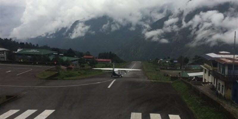 Why is the Lukla airport considered the most dangerous airport in the world?